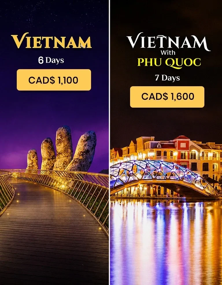 Vietnam Tour Packages – Golden Bridge Da Nang and Phu Quoc Holiday